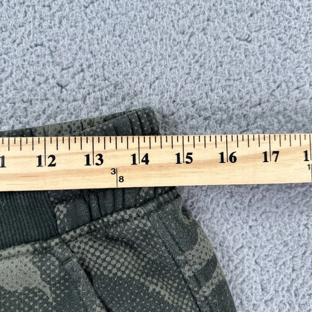 Under Armour Sweatpants Men Large Fitted Green Camouflage Joggers Cold Gear